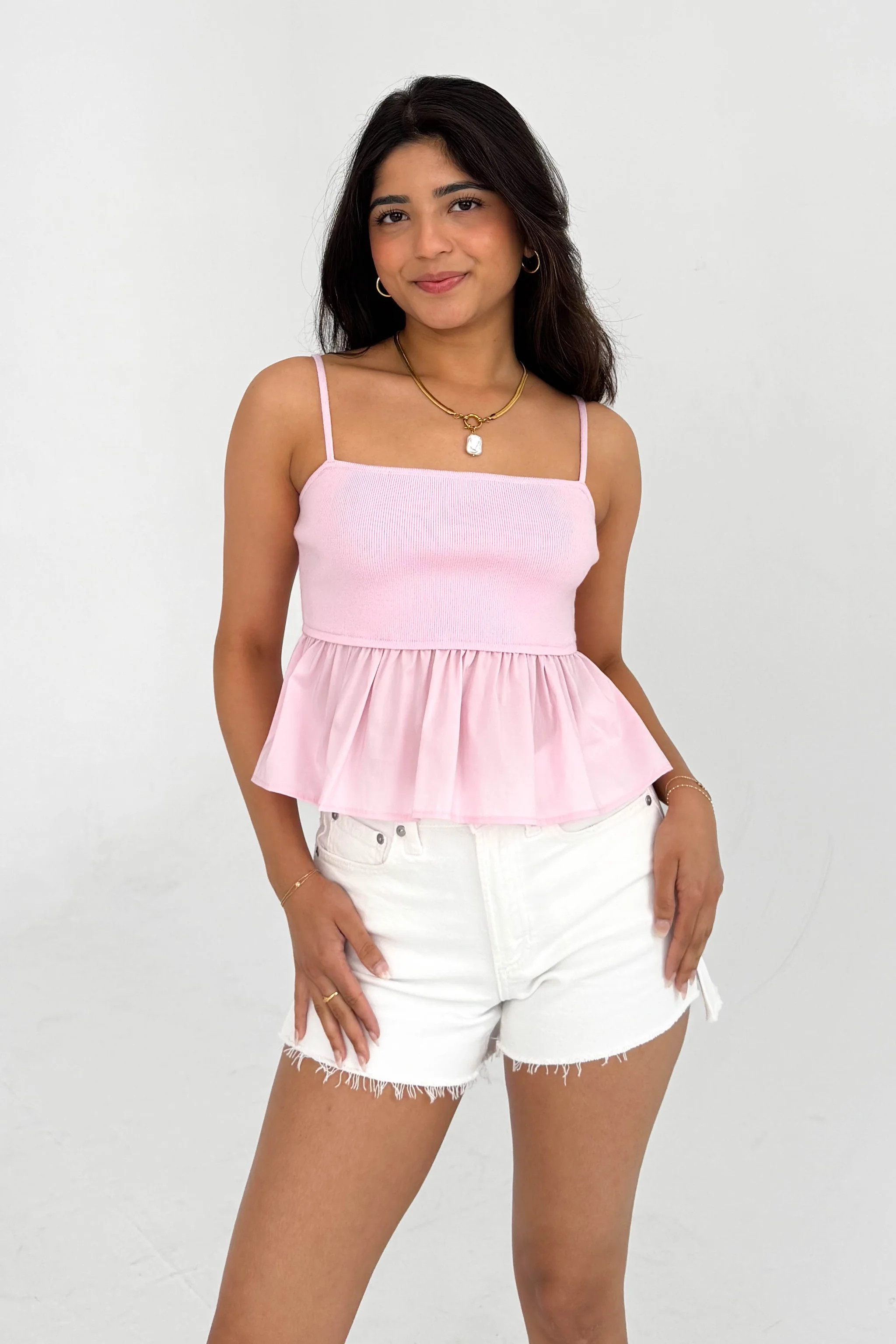 Izzy Top in Pink | Grey Bandit