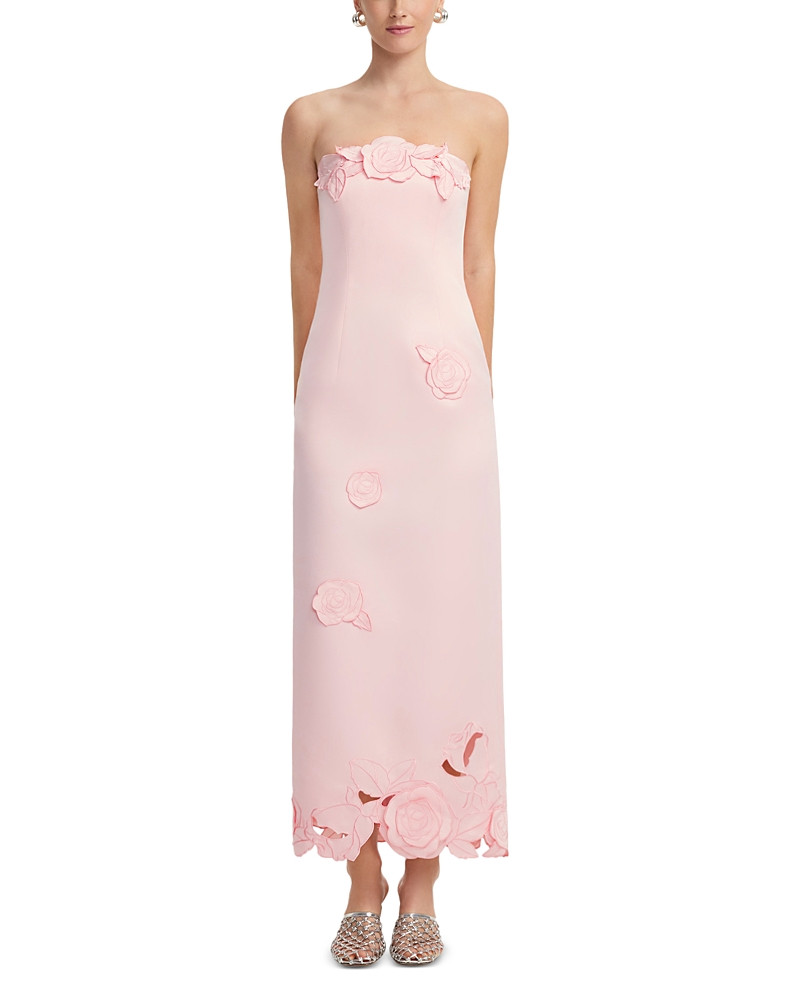 Leo Lin Rayna Applique Bustier Maxi Dress | Bloomingdale's (US)