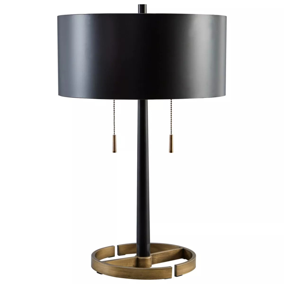 Amadell Metal Table Lamp Black/Gold - Signature Design by Ashley: Modern Accent Lighting, UL List... | Target