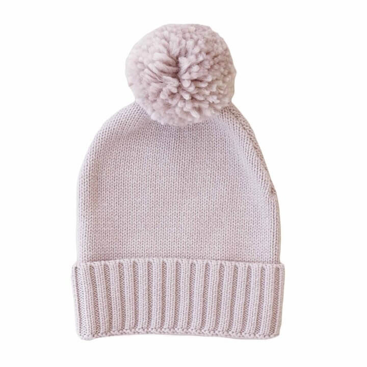 Knit Baby Pom Pom Beanie* | Caden Lane