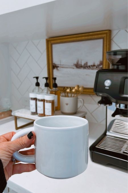 Love this new modern white mug and it’s affordable 

Coffee bar essentials / coffee mug / espresso machine / modern coffee bar / syrup bottles / apothecary spice bottles / marble stand



#LTKGiftGuide #LTKhome