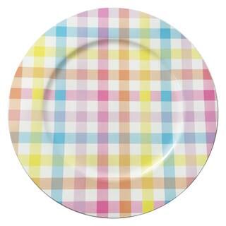 13" Pastel Plaid Charger by Celebrate It™ | Michaels Stores