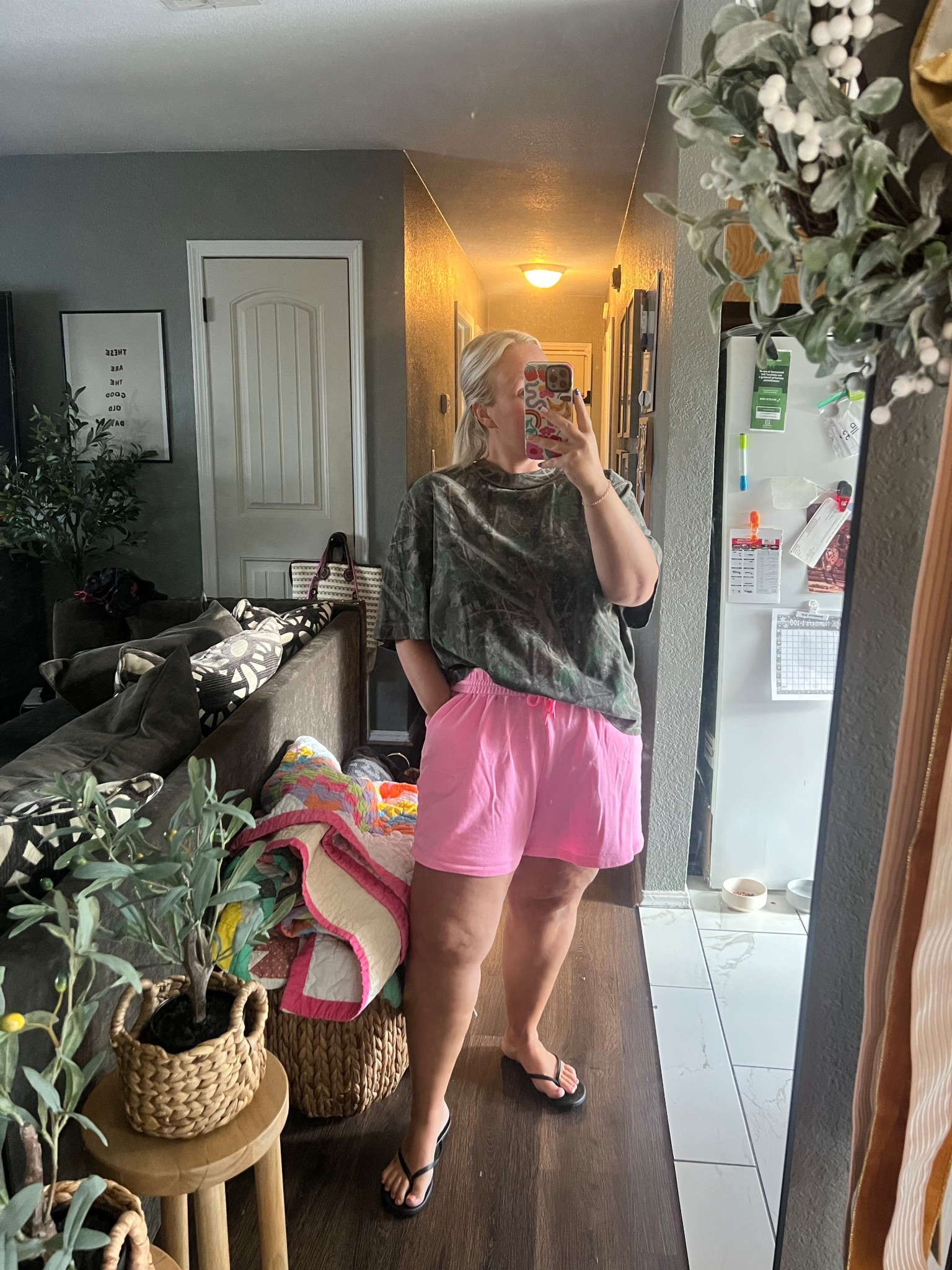 Crazy camp mom for on the go  pink shorts cause why not #abercrombie 

#LTKPlusSize #LTKSaleAlert #LTKStyleTip