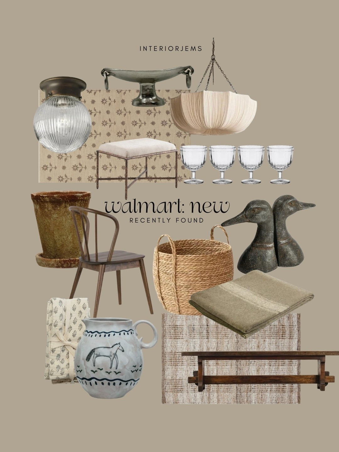 Walmart, new and affordable decor and furniture, also area rugs, ceiling, light, dinnerware, drinkware, vintage style pendant, wool blanket, basket, ottoman

#LTKHome #LTKSaleAlert #LTKdayinmylife