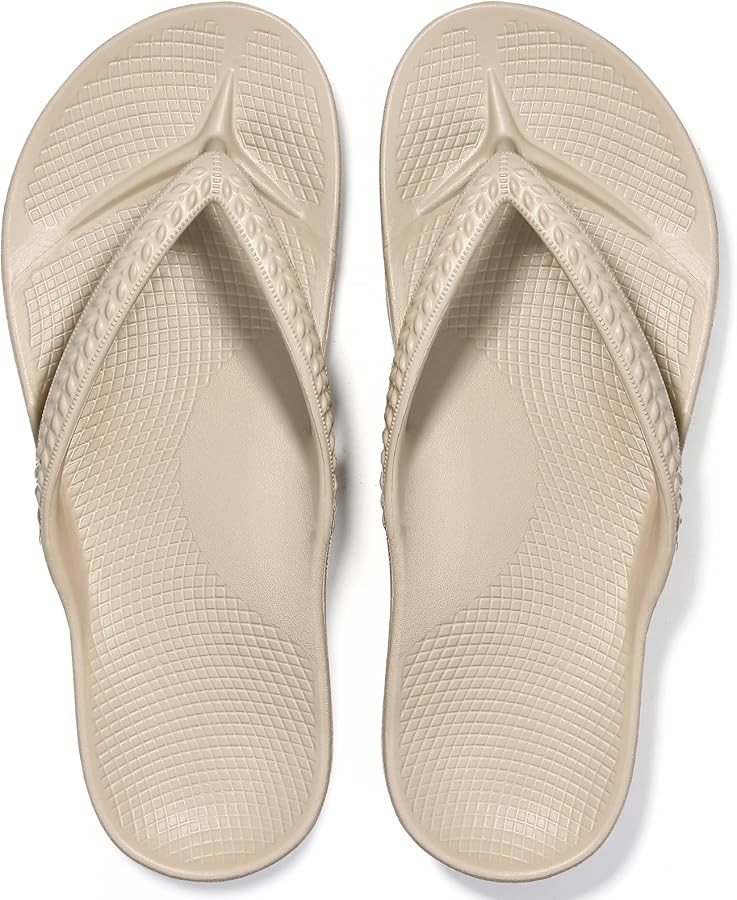 Litfun Women's Arch Support Flip Flops for Plantar Fasciitis Orthopedic Thong Sandals Comfortable... | Amazon (US)