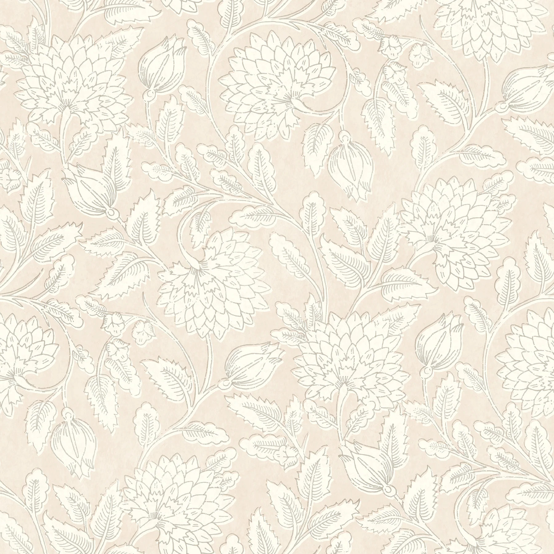 Chesapeake 56.4-sq ft Pink Non-woven Floral Prepasted Soak and Hang Wallpaper | 4134-72538 | Lowe's