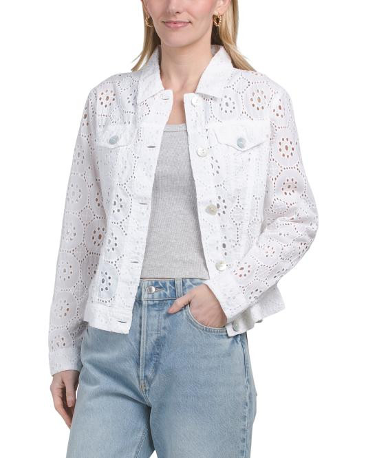 Eyelet Jacket | TJ Maxx