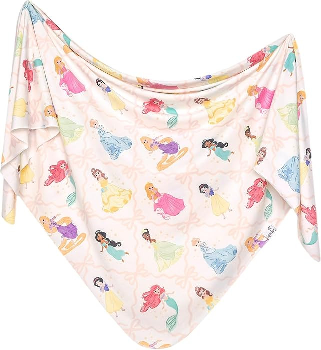 Copper Pearl Large Premium Knit Baby Swaddle Receiving Blanket Disney Princess | Amazon (US)