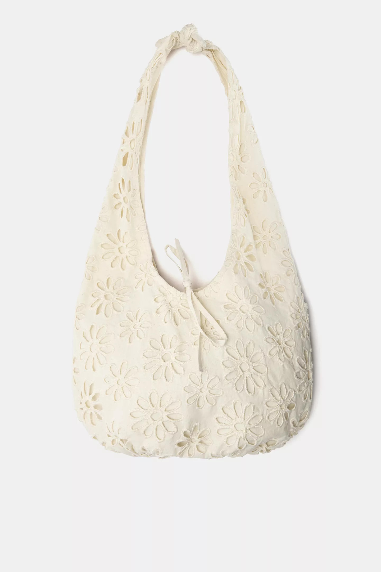 Floral fabric shoulder bag | PULL and BEAR UK