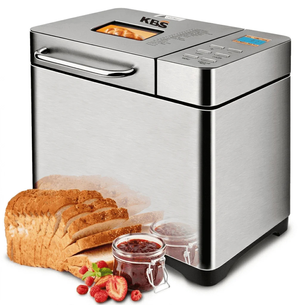 KBS 19-in-1 2LB Bread Maker Machine Fully Automatic LCD Display\uff0cStainless Steel Model# 013 -... | Walmart (US)