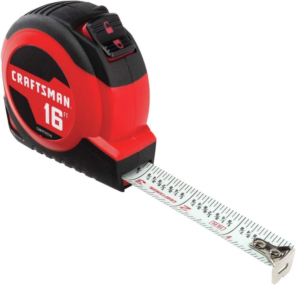 CRAFTSMAN Tape Measure, Self-Lock, 16-Foot (CMHT37216S) | Amazon (US)
