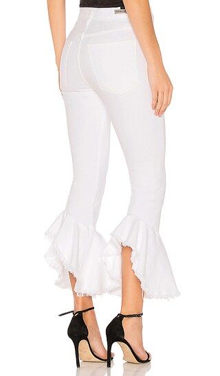 Citizens of Humanity Drew Flounce Jean in Optic White | Revolve Clothing (Global)