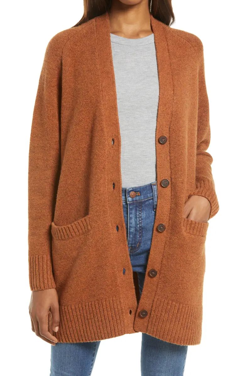 Cozy Button Front Cardigan | Nordstrom