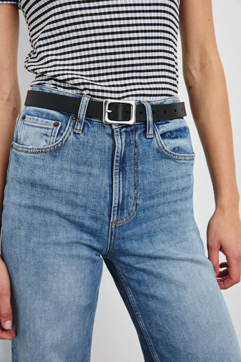 REMI BELT - BLACK SILVER | Rails