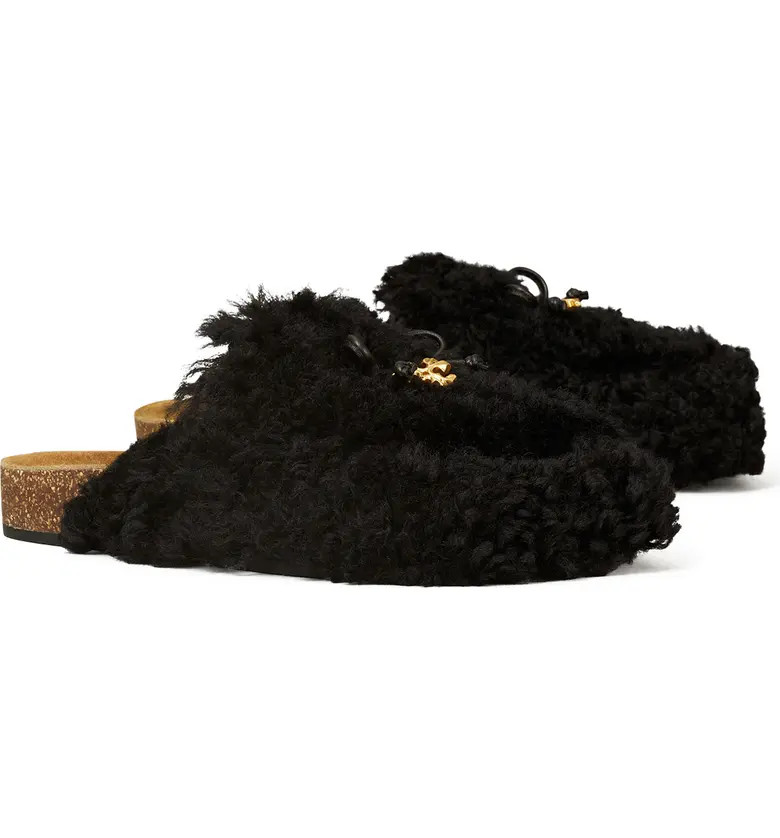Tory Charm Mammoth Geniune Shearling Mule | Nordstrom