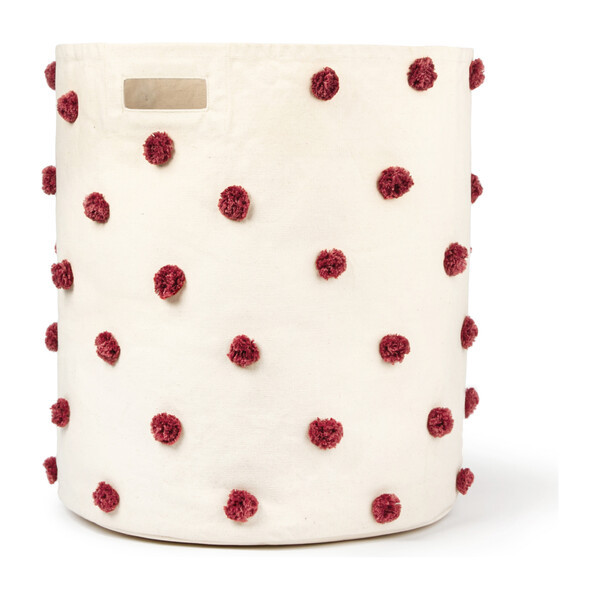 Pehr - Pom Pom Hamper, Clay Maisonette | Maisonette