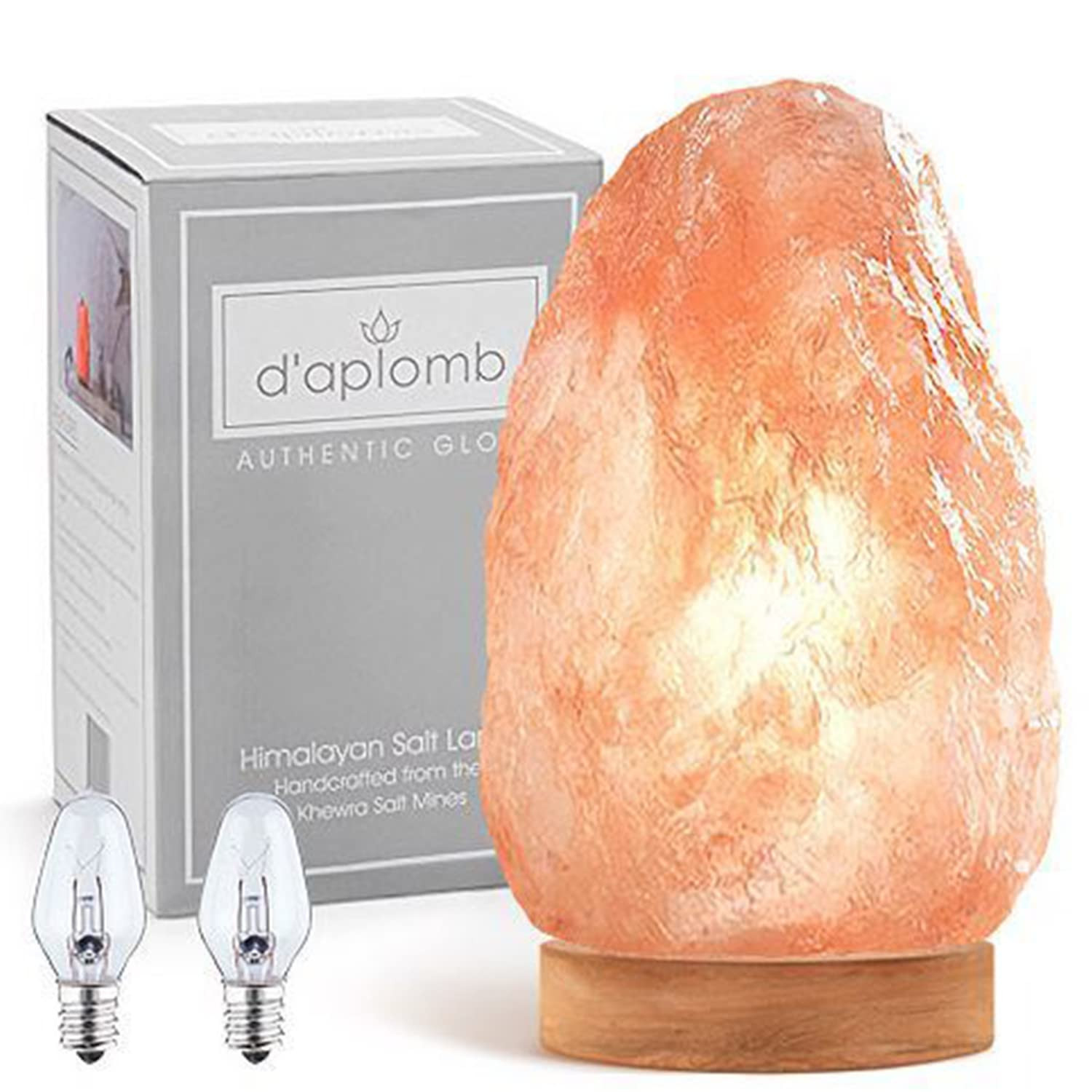 d'aplomb 100% Authentic Natural Himalayan Salt Lamp;Large Hand Carved Natural Chunk Pink Crystal ... | Amazon (US)