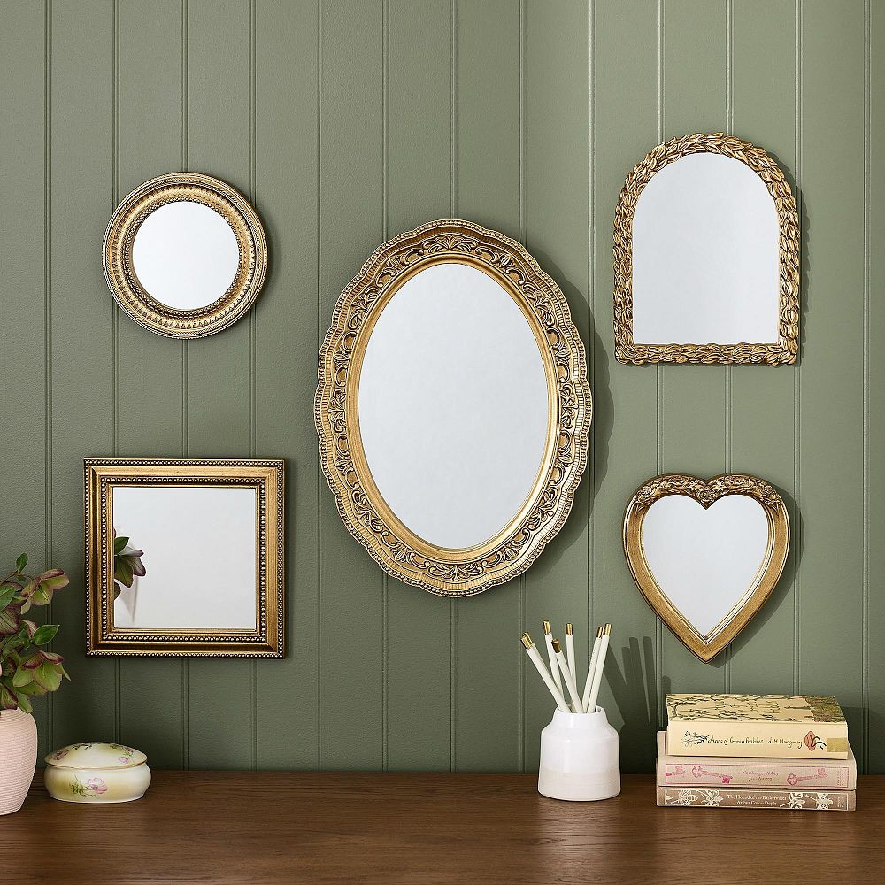 Chris Loves Julia Gallery Framed Mirrors - Set of 5 | Pottery Barn Teen