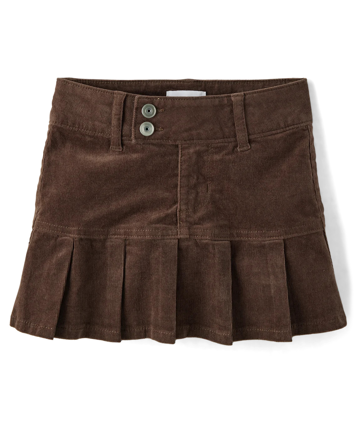 Girls Pleated Corduroy Skort - brown | The Children's Place
