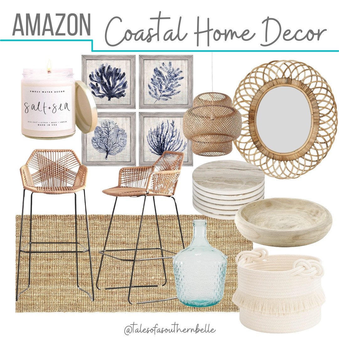 Coastal home decor // spring decor | Amazon (US)