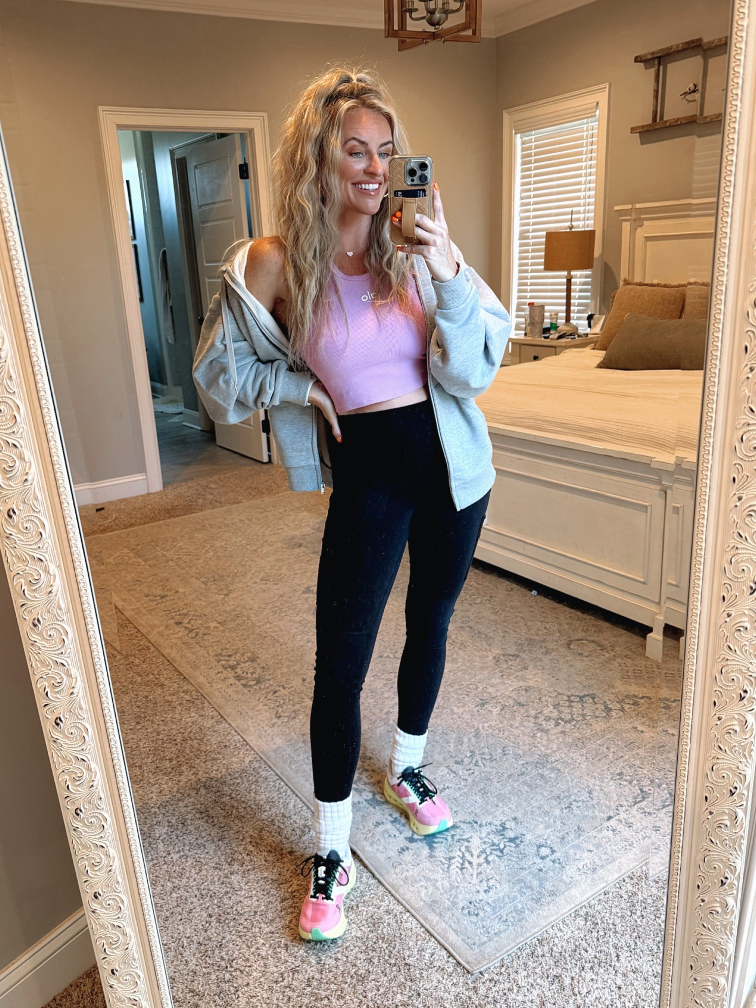 80’s Inspired Workout Outfit 
Mom’s Fitness baseball colorful clothes 

#LTKActive