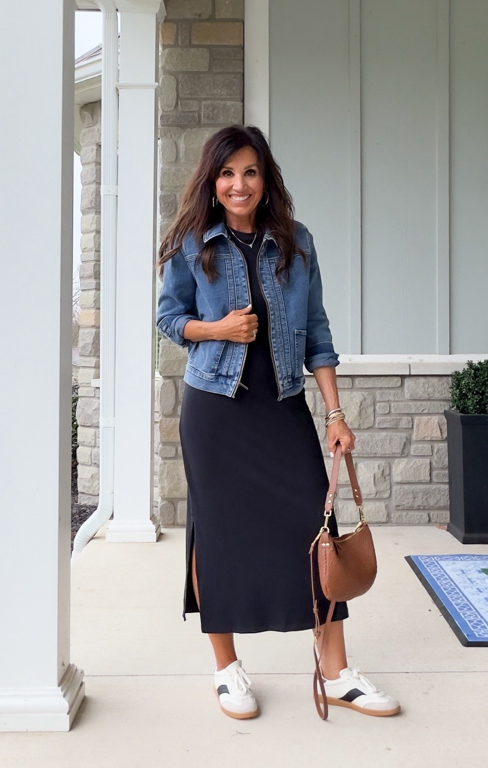 What I’m wearing 
Dress - small 
Denim - small

#LTKOver40 #LTKSeasonal #LTKTravel