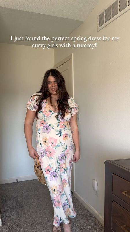 I found the perfect spring dress for my girls with a tummy! I’m in size XL! This would be perfect for bridal showers, baby showers, Easter dress, brunch dress and more! I’m in love with this! 
Midsize spring dress, midsize wedding guest dress, plus size wedding guest dress, plus size spring dress, Abercrombie spring dress, floral midi dress, spring wedding guest dress , midsize wedding guest dress, plus size wedding guest dress, 

#LTKSeasonal #LTKmidsize #LTKfindsunder100