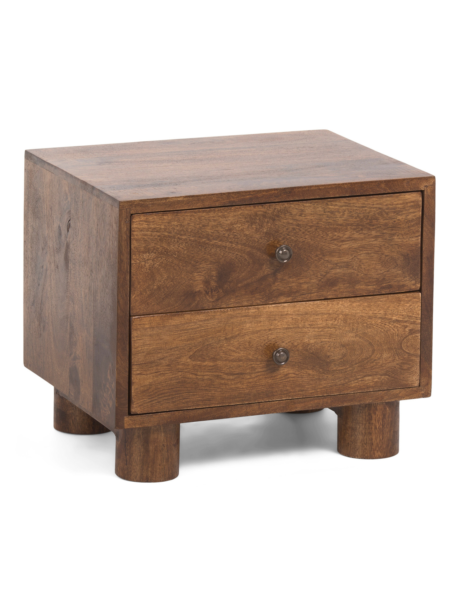 17.75x13.75x15.5 Solid Wood Tula 2 Drawer Nightstand | TJ Maxx
