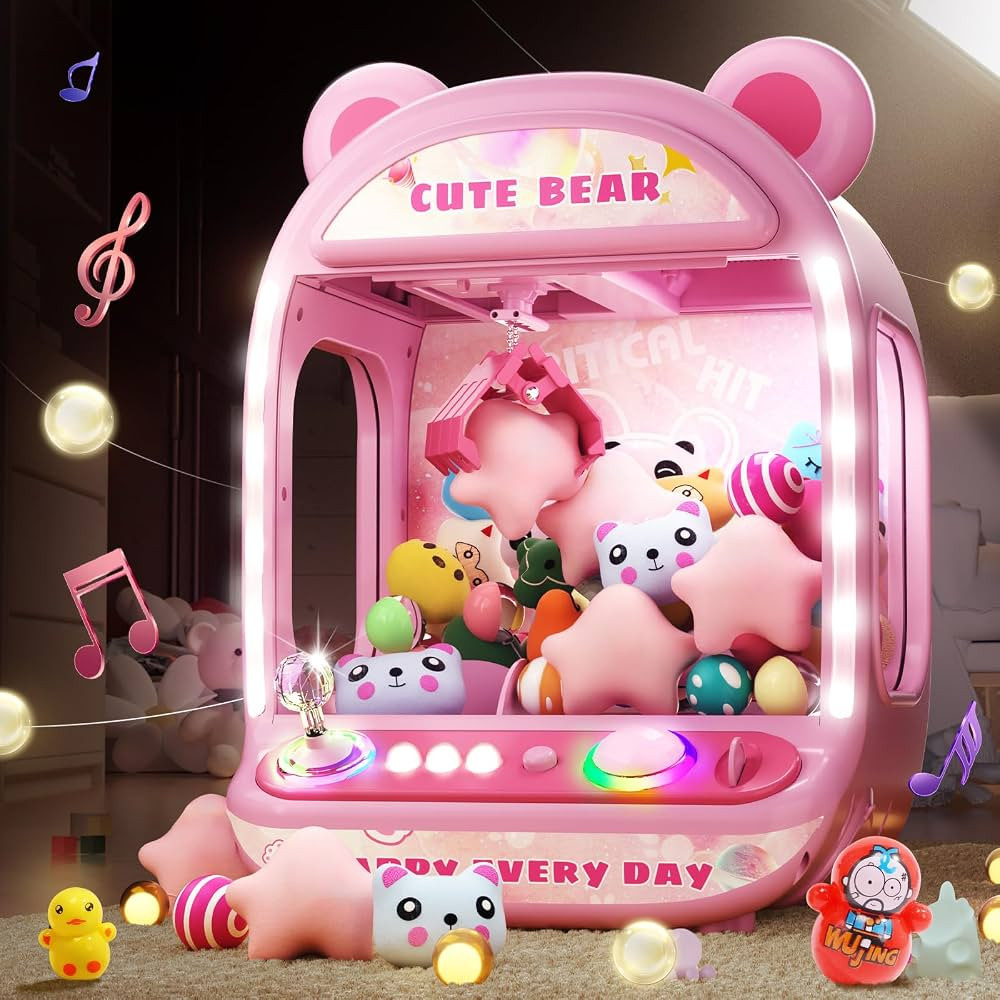 Claw Machines for Kids,Unicorns Toys for Girls Age 6+,Kids Arcade Games Mini Vending Machine with... | Amazon (US)