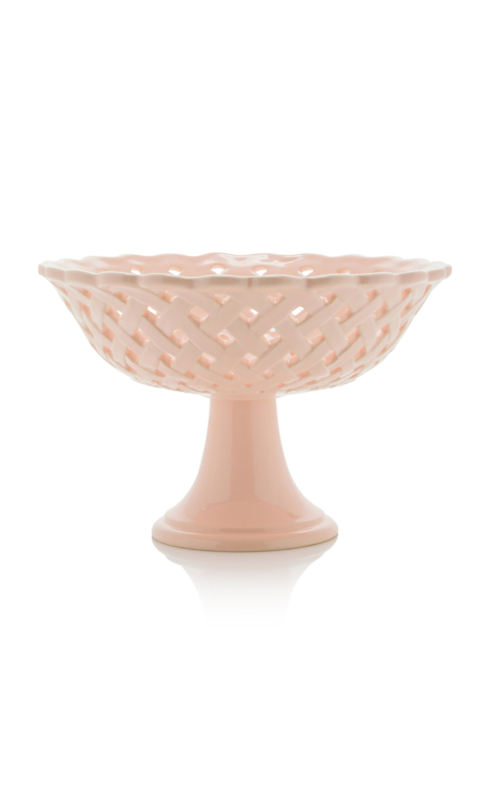 Openwork Creamware Compote Bowl | Moda Operandi (Global)