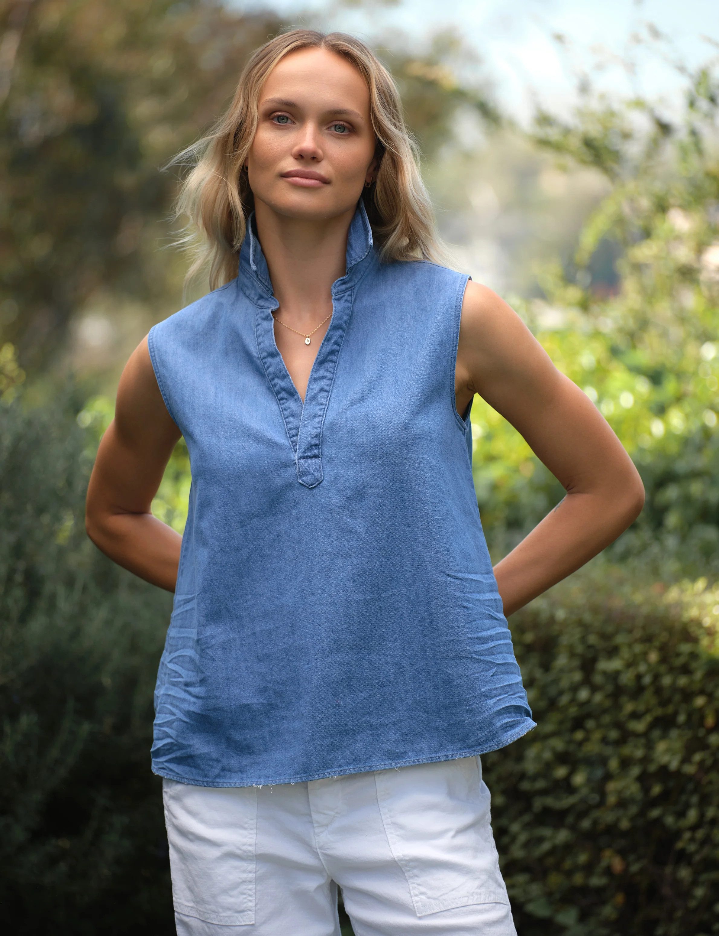 OLIVIA Vintage Stonewashed Indigo, Famous Denim | Frank & Eileen