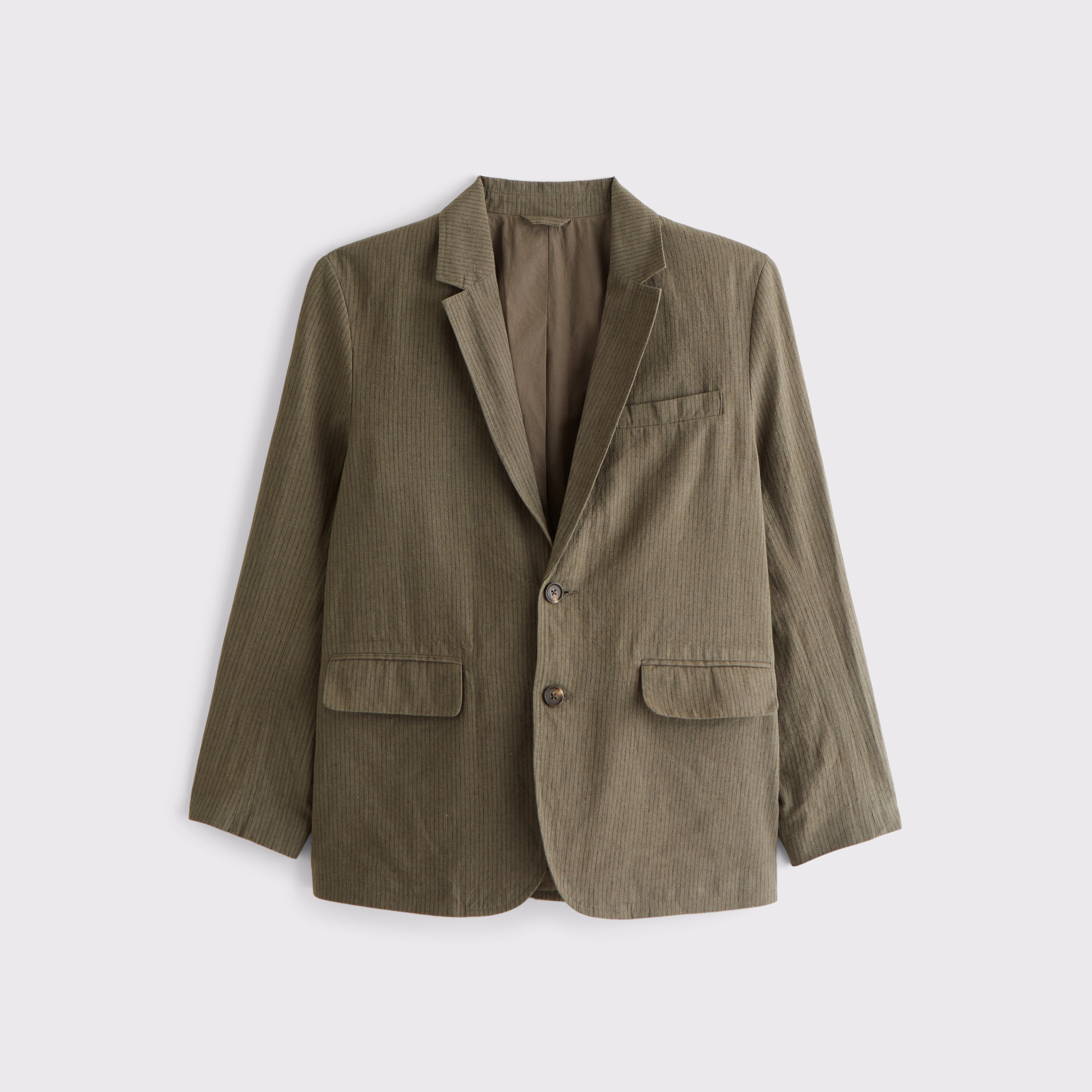 The A&F Collins Casual Linen-Blend Blazer | Abercrombie & Fitch (US)