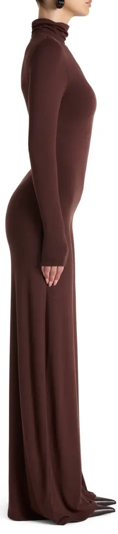 Sculpt Turtleneck Wide Leg Jumpsuit | Nordstrom
