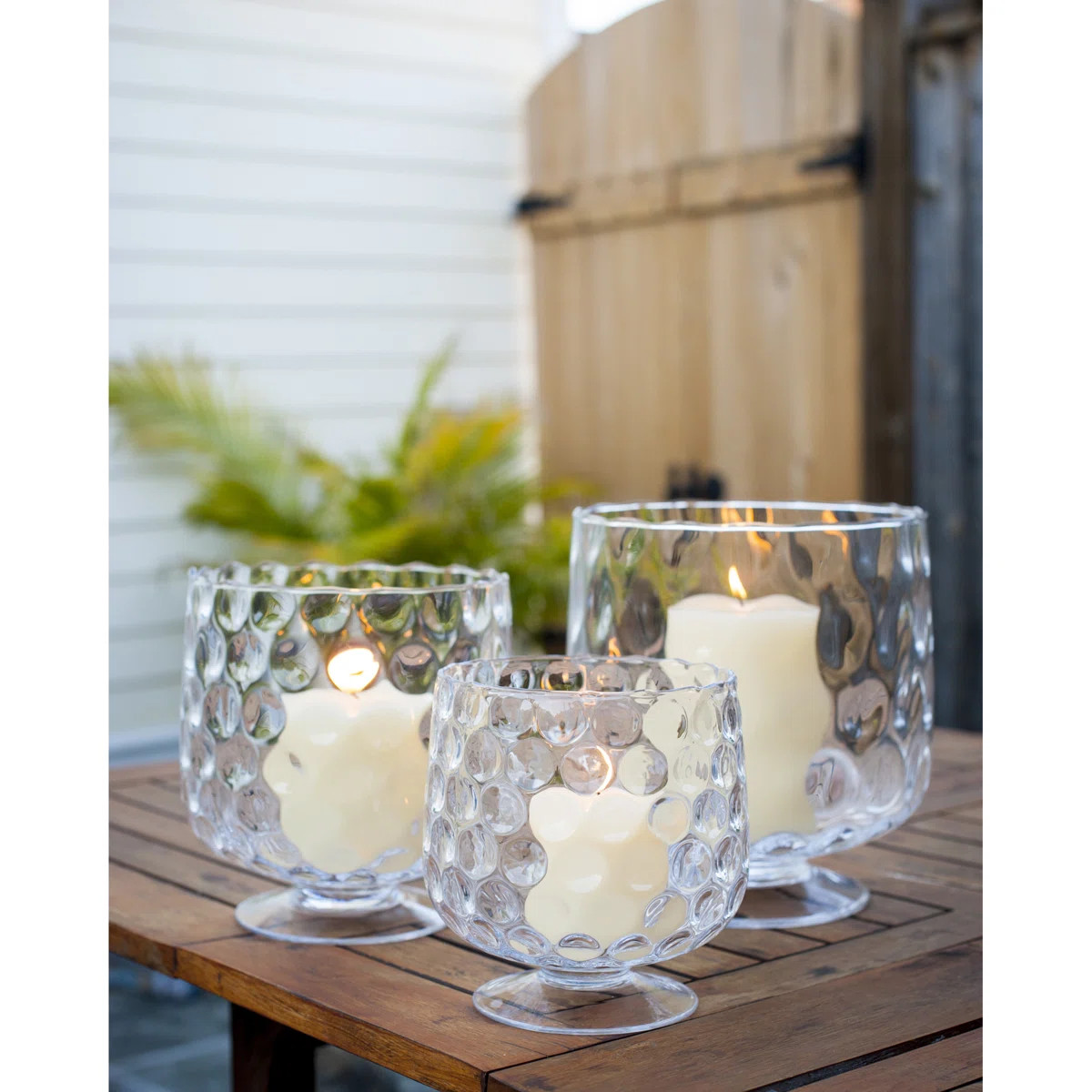 Pam Glass Tabletop Hurricane | Wayfair North America