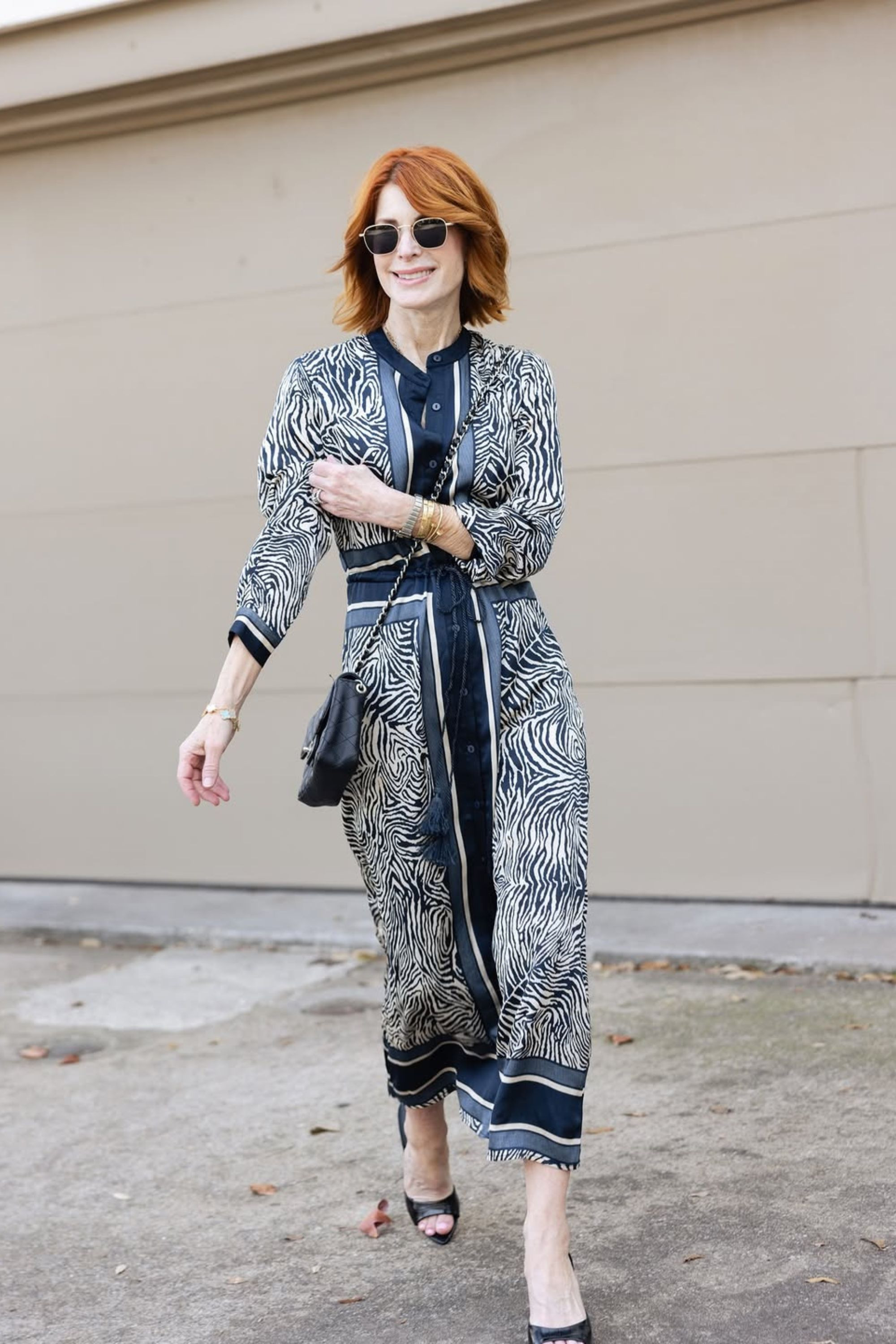 An easy dress you’ll reach for again and again

This zebra midi dress is such a good everyday piece — flattering through the waist with a flowy skirt that moves beautifully. Wear it now on its own and layer a cropped denim jacket later. Still under $100 and on sale right now — such a smart buy. #LTKSeasonal #LTKOver40 #LTKSaleAlert 

 #LTKSeasonal #LTKOver40 #LTKWorkwear