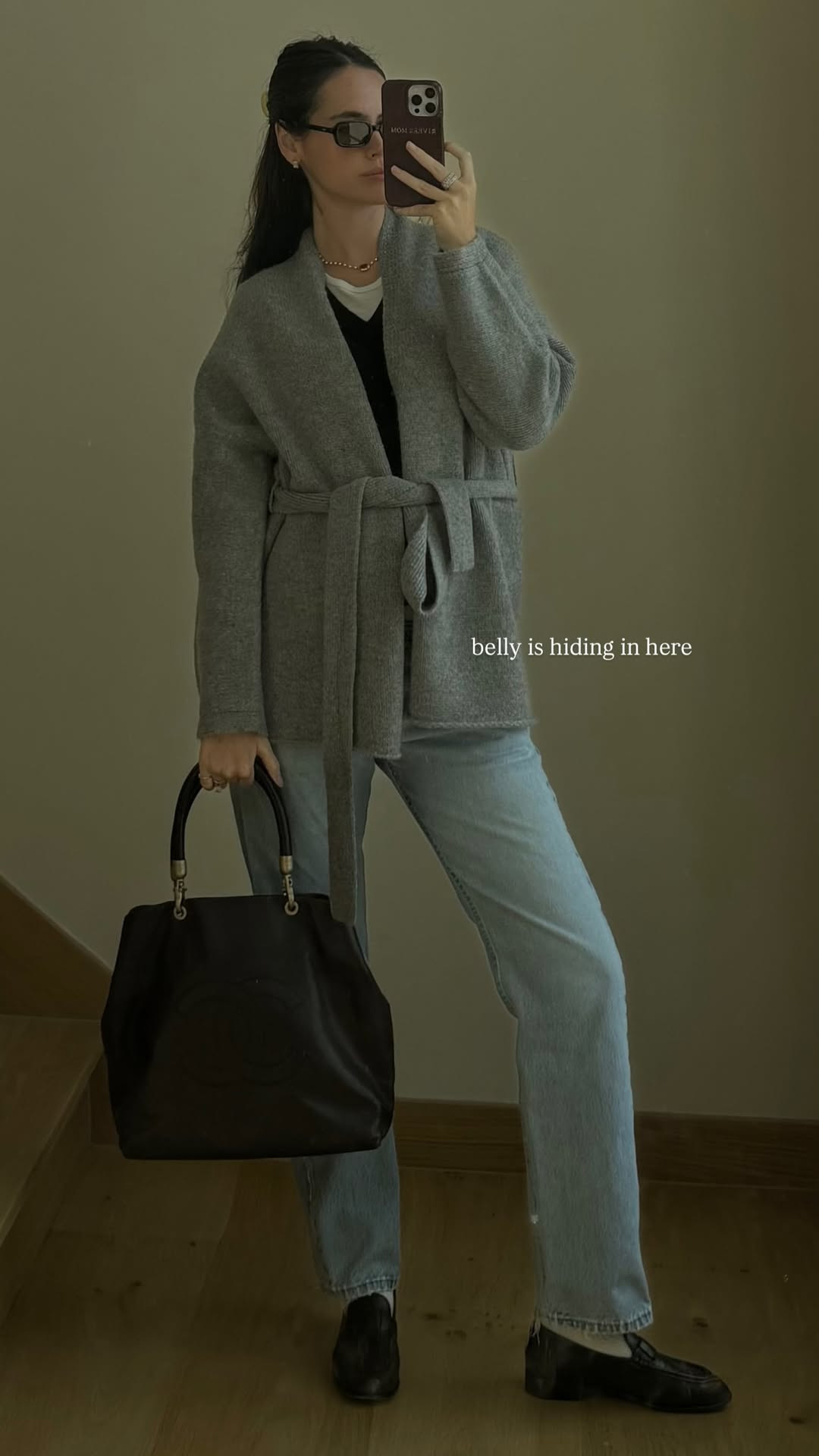 belly is hiding in there 

 

#LTKgrwm #LTKootd #LTKmomlife