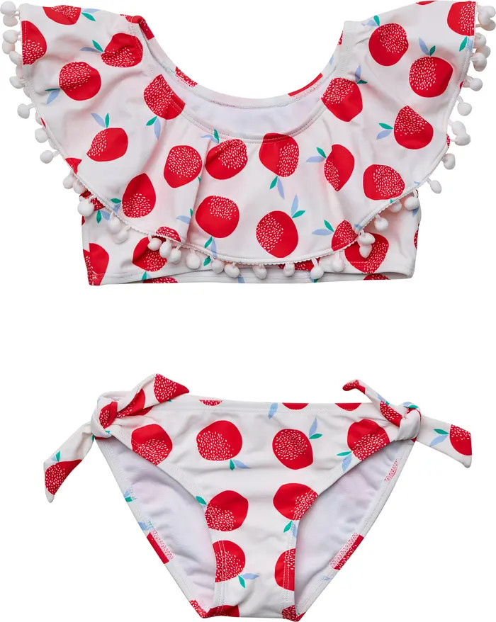 Snapper Rock Kids' Juicy Fruit Ruffle Two-Piece Swimsuit | Nordstromrack | Nordstrom Rack