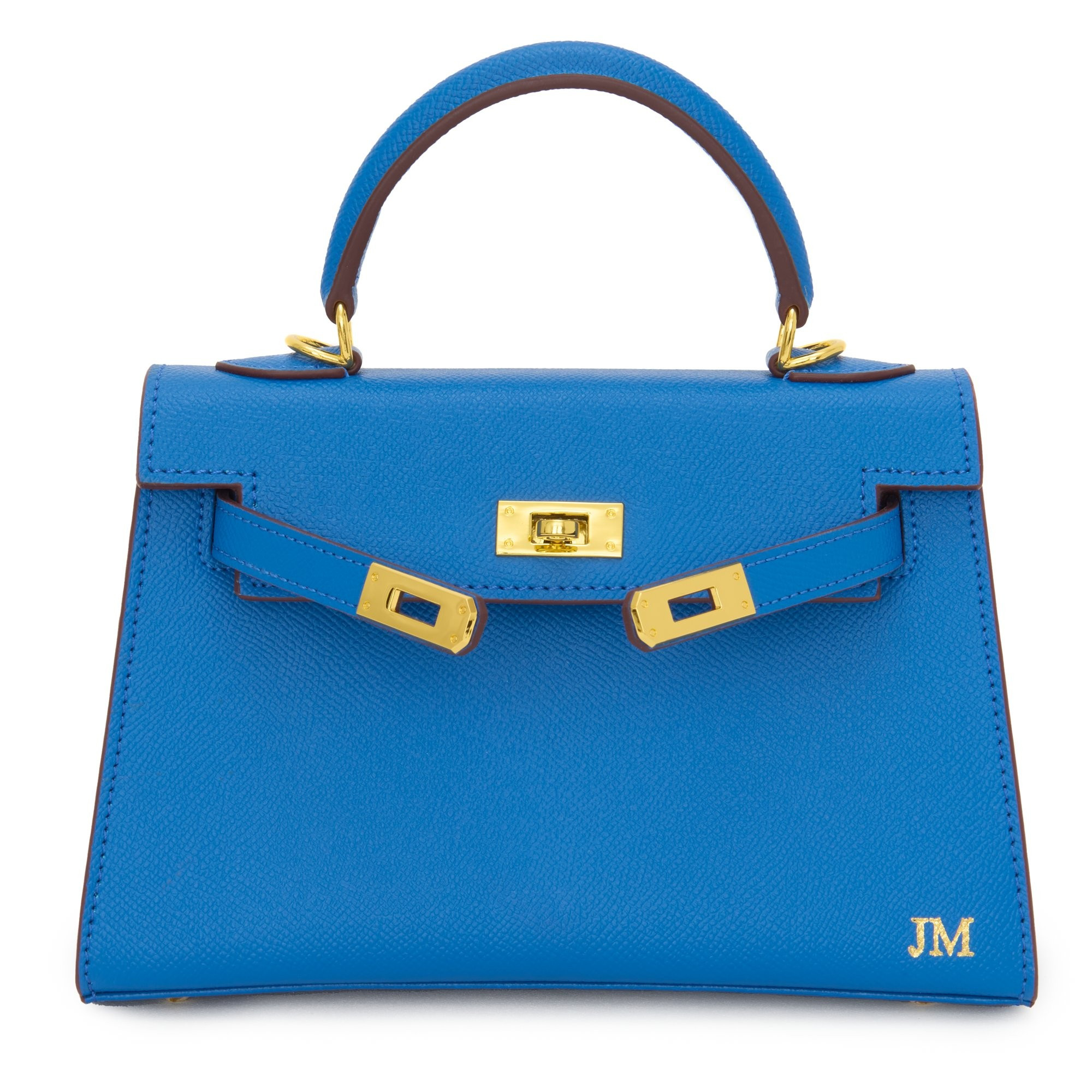 Lily and Bean Hettie Mini Bag - Lightening Blue with Initials with Fab | Lily and Bean