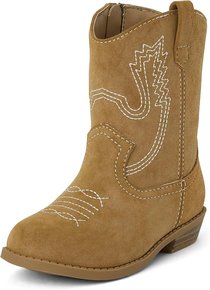 The Children's Place Baby Girls' Western Cowgirl Boot | Amazon (US)