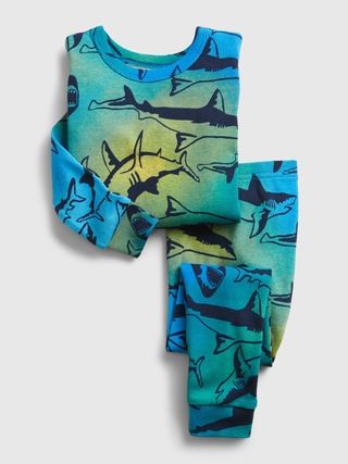 babyGap Shark Graphic PJ Set | Gap (US)