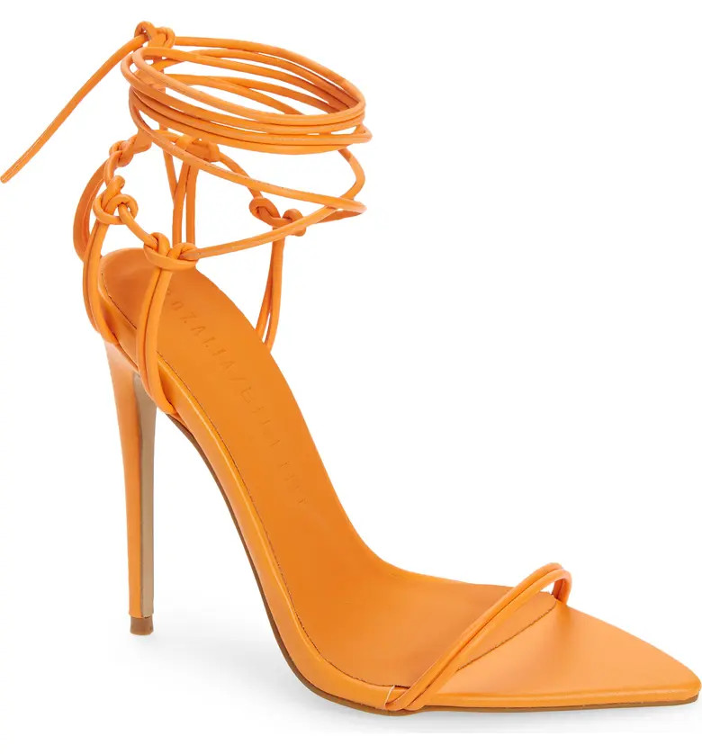 Billini The Lace Up Pointed Toe Sandal | Nordstrom | Nordstrom