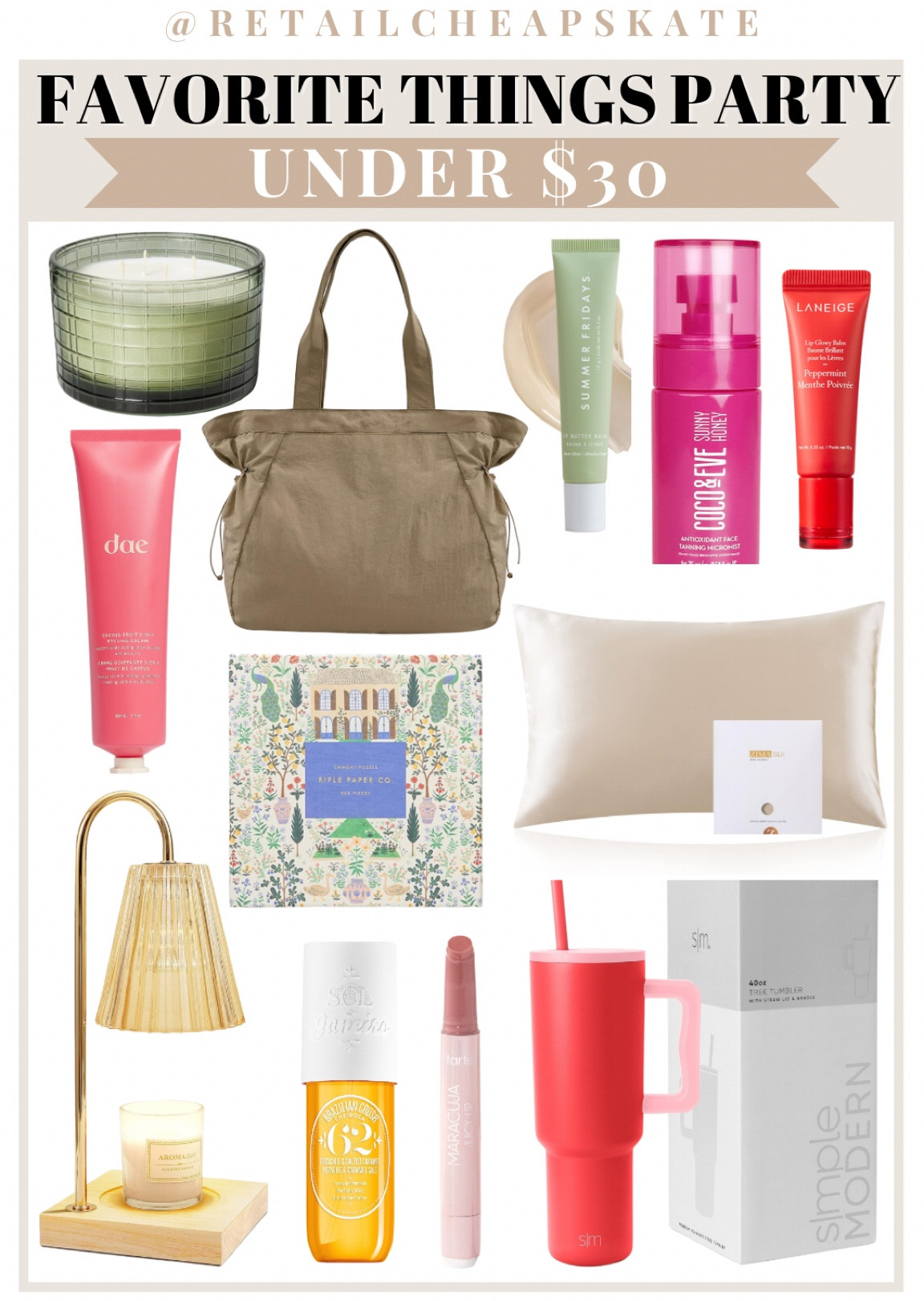 Favorite things party gift ideas - under $30!

#LTKGiftGuide #LTKSeasonal #LTKbeauty