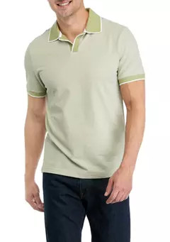Michael Kors Vacation Textured Stripe Polo Shirt | Belk