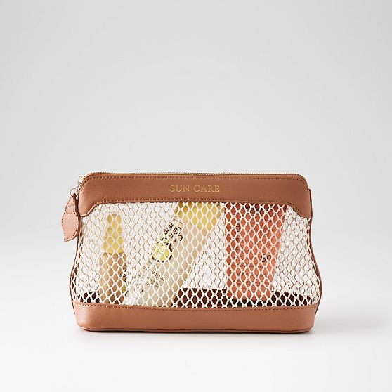 Sanibel Mesh Beach Pouch | Mark and Graham