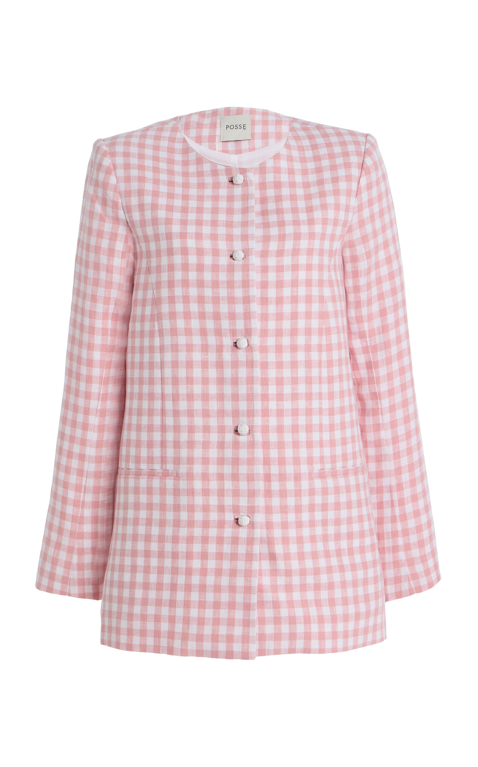 Exclusive Riviera Rio Checked Linen Jacket | Moda Operandi (Global)
