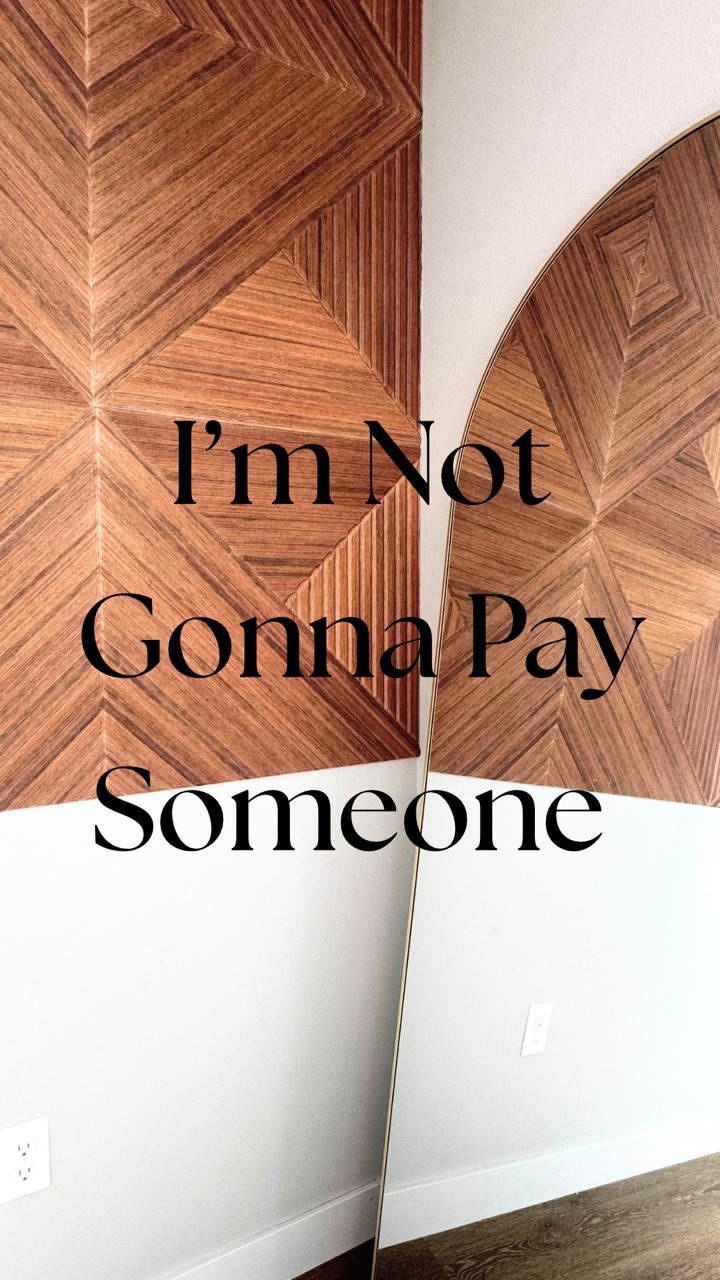 I’m not paying someone to do something I have no idea how to do. These panels are linked in my bio! Such an easy project with a HUGE impact!!  #homedecor #diyhome  #wallpanels  #homeimprovement  #easyprojects

#LTKstorytime #LTKdayinmylife #LTKHome