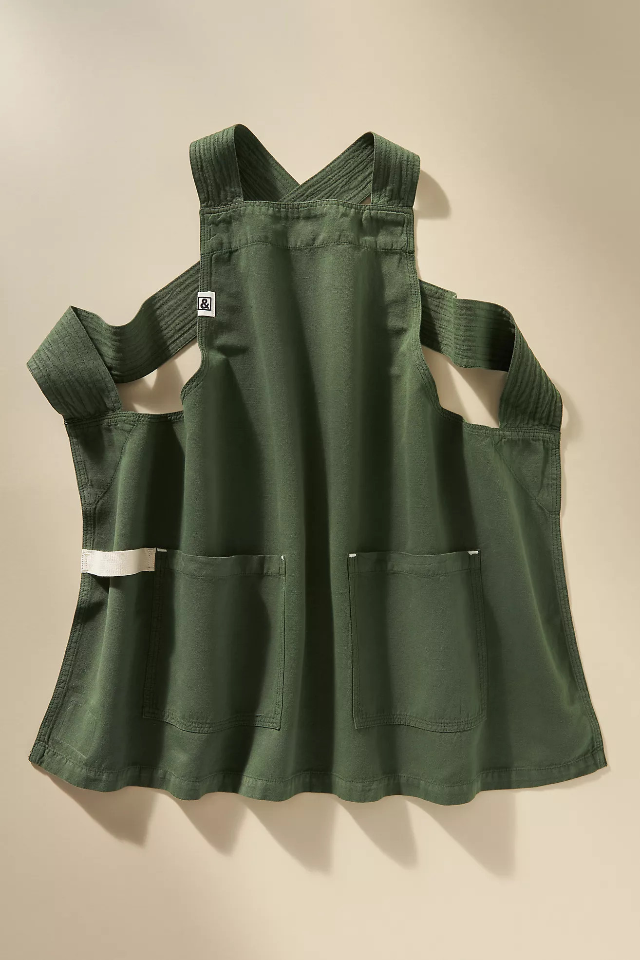 Hedley & Bennett Cotton-Linen Smock Apron | Anthropologie (US)