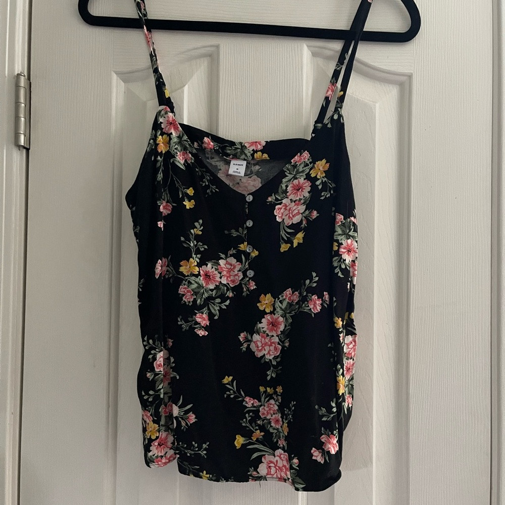 ON Black Floral Spaghetti Strap | Poshmark