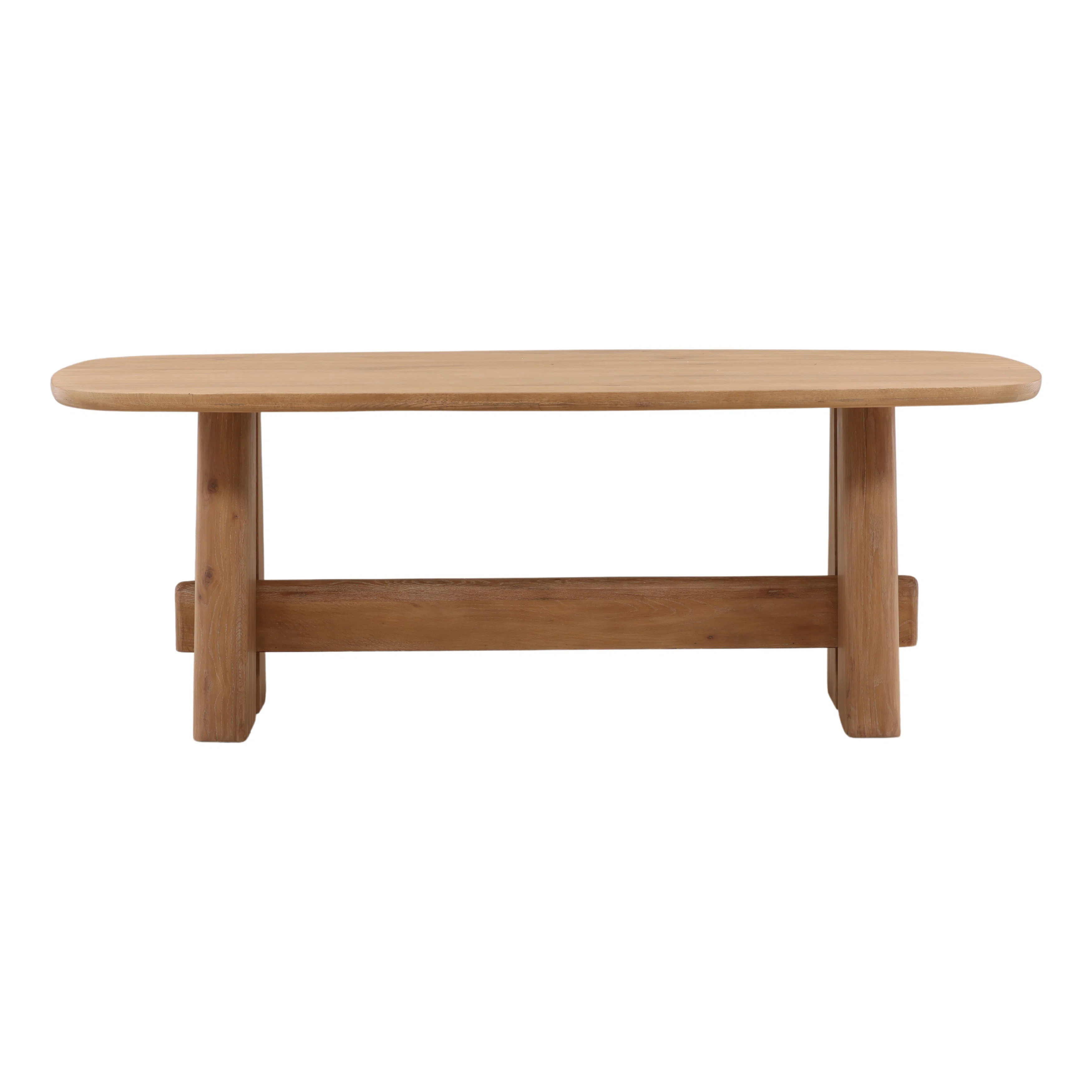 Heston Dining Table Light Natural 84" | Wayfair North America