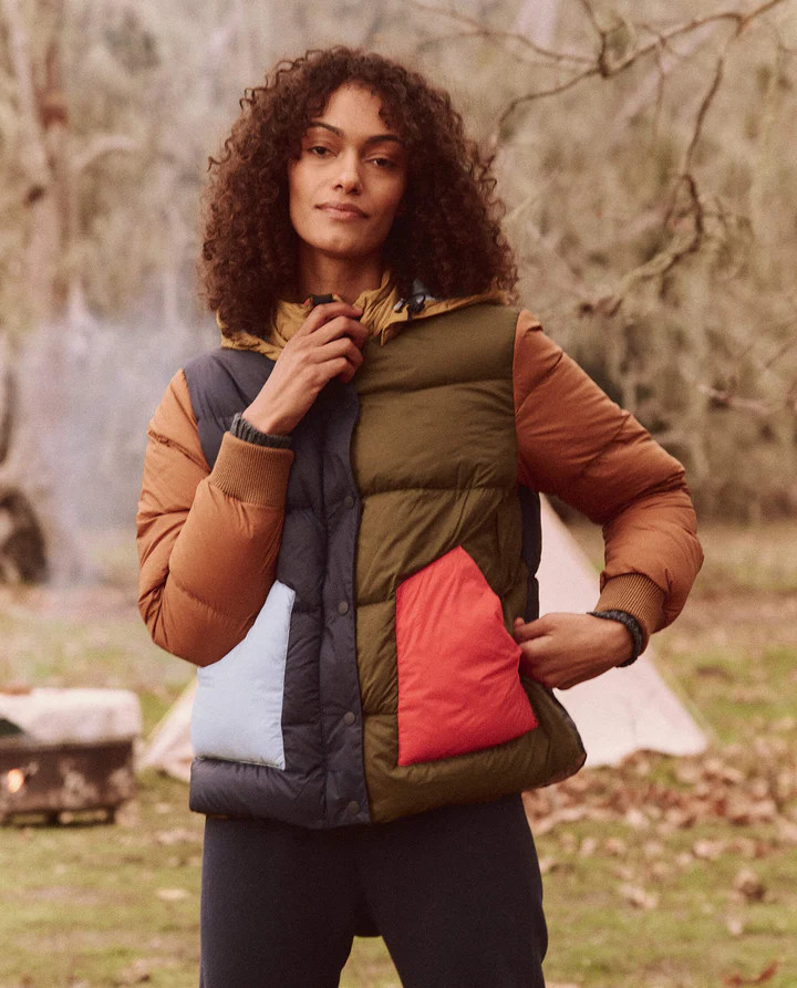 The Down Polar Puffer. -- Appalachian Colorblock | THE GREAT.